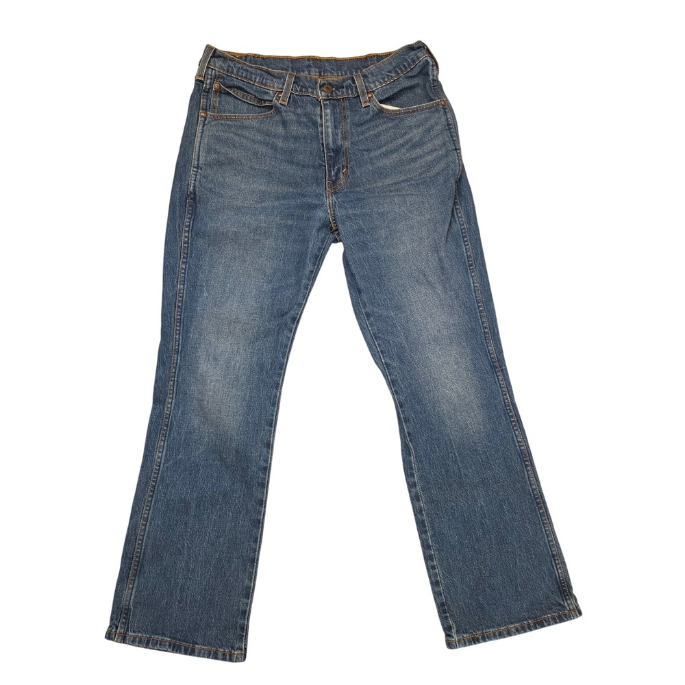 Levis 517 Bootcut Jeans Mens 32x30 Blue Denim Western Workwear Pants 00517-0025